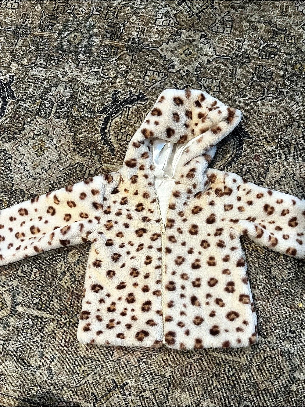 Baby Essentials Baby Leopard Print Hooded Jacket 18M